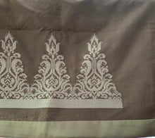 Senijari Table Runner ( Lawi Ayam in Taupe & Silver )