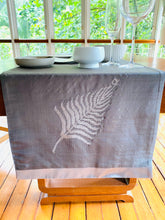 Senijari Fern Table runner in  ( Grey and Silver)