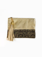 Melati Pouch (Gold + Brown)