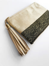 Melati Pouch (Black + Gold)