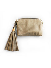 Melati Purse (Brown + Gold)