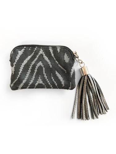 Melati Purse (Black + Silver)