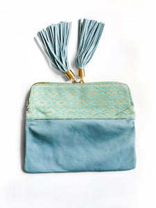 Reya Foldover Bag - Small (Mint Green)